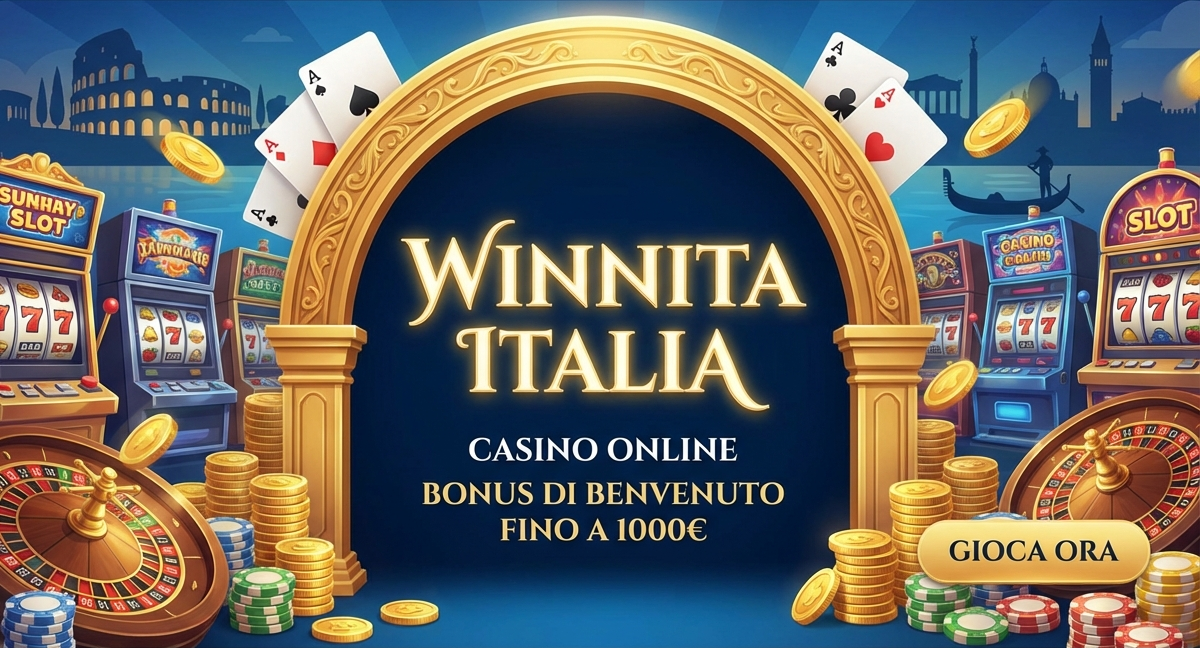 Winnita Italia è un casinò online con un ambiente di gioco variegato