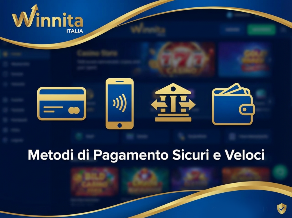 Il casinò online Winnita Italia accetta transazioni in euro.
